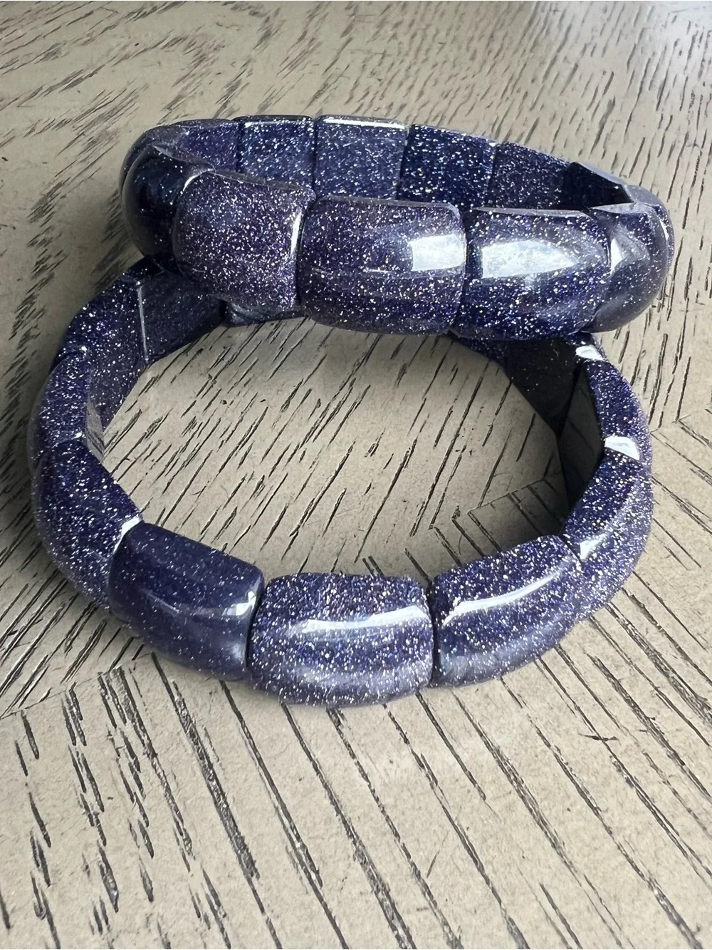 Blue Sandstone soft bangle SIZE 7.5’ ( ONE )
